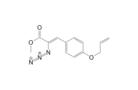 2-Propenoic acid, 2-azido-3-[4-(2-propenyloxy)phenyl]-, methyl ester
