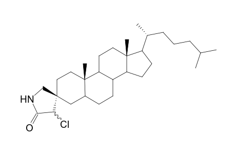4'-.xi.-Chloro-3(R)-spiro[5.alpha.-cholestane-3,3'-pyrrolidin]-5'-one
