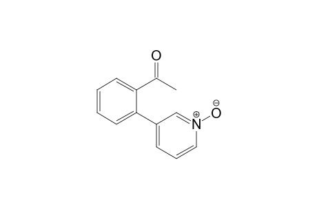1-[2-(1-oxidanidylpyridin-1-ium-3-yl)phenyl]ethanone