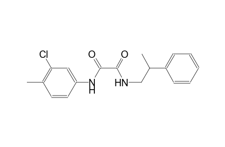 N~1~-(3-chloro-4-methylphenyl)-N~2~-(2-phenylpropyl)ethanediamide