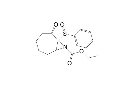 Ethyl 2-oxo-1-phenylsulfinyl-8-azabicyclo[3.1.0]hexane-8-carboxylate