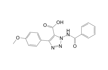 3-Benzamido-5-(4-methoxyphenyl)-1,2,3-triazole-4-carboxylic acid