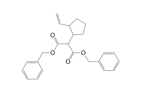 dibenzyl (1'RS,2'RS)-2-(2-vinylcyclopentyl)-1,3-propanedioate
