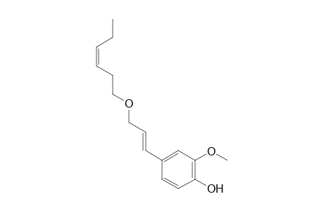 4-((E)-3-(((Z)-hex-3-en-1-yl)oxy)prop-1-en-1-yl)-2-methoxyphenol