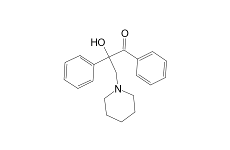 2-Hydroxy-1,2-diphenyl-3-(1-piperidinyl)-1-propanone