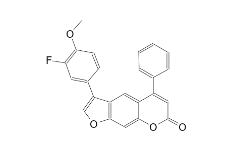 3-(3-fluoro-4-methoxyphenyl)-5-phenyl-7H-furo[3,2-g]chromen-7-one