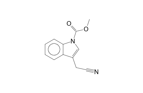 1H-Indole-1-carboxylic acid, 3-cyanomethyl-, methyl ester