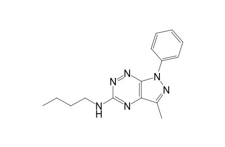 Butyl-(3-methyl-1-phenyl-pyrazolo[4,3-e][1,2,4]triazin-5-yl)amine