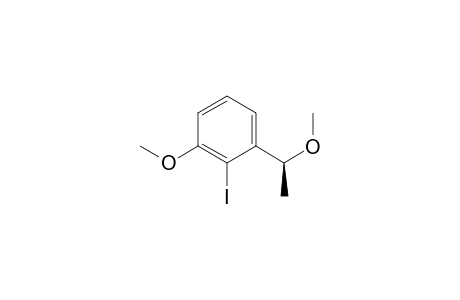 2-iodanyl-1-methoxy-3-[(1S)-1-methoxyethyl]benzene