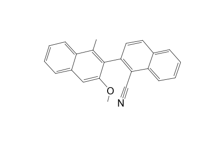 3'-Methoxy-1'-methyl-[2,2']binaphthalenyl-1-carbonitrile
