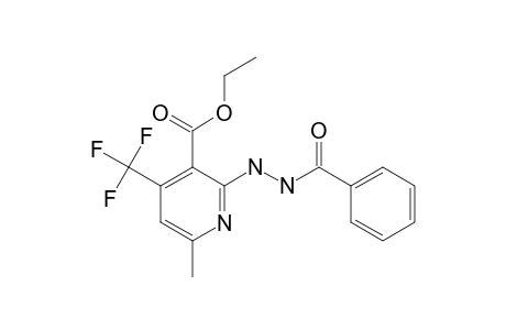 2-(N'-(benzoyl)hydrazino)-6-methyl-4-(trifluoromethyl)nicotinic acid ethyl ester
