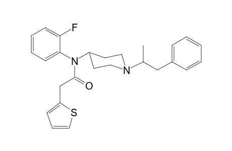 N-2-Fluorophenyl-2-(thiophen-2-yl)-N-[1-(1-phenylpropan-2-yl)piperidin-4-yl]acetamide