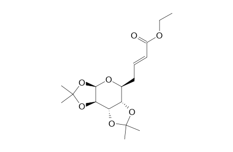 ETHYL-(E)-(6,7,8-TRIDEOXY-1,2:3,4-DI-O-ISOPROPYLIDENE-alpha-D-GALACTO-NON-7-ENOPYRANOSID)-URONATE