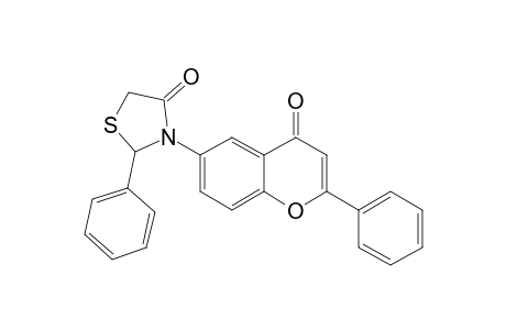 3-(4-OXO-2-PHENYL-4H-CHROMEN-6-YL)-2-PHENYLTHIAZOLIDIN-4-ONE