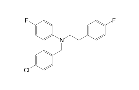 N-(4-Chlorobenzyl)-4-fluoro-N-[2-(4-fluorophenyl)ethyl]aniline