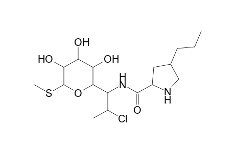 L-threo-.alpha.-D-galacto-Octopyranoside, methyl 7-chloro-6,7,8-trideoxy-6-[[(4-propyl-2-pyrrolidinyl)carbonyl]amino]-1-thio-, (2S-trans)-