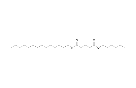 Glutaric acid, monoamide, N-tetradecyl-, hexyl ester