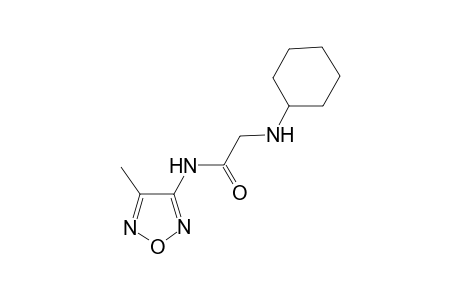 Acetamide, 2-cyclohexylamino)-N-(4-methyl-3-furazanyl)-