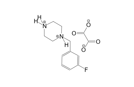 1-(3-fluorobenzyl)piperazinediium oxalate