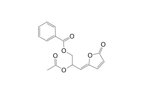 (4Z)-6-ACETOXY-7-BENZOYLOXY-2,4-HEPTADIEN-4-OLIDE