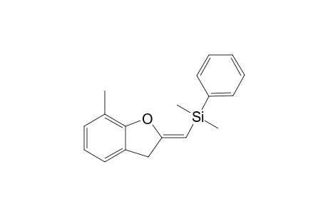 2-((Z)-Dimethylphenylsilylmethylidene)-7-methyl-2,3-dihydrobenzofuran