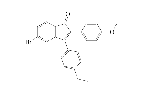 5-Bromo-3-(4-ethylphenyl)-2-(4-methoxyphenyl)-1H-inden-1-one