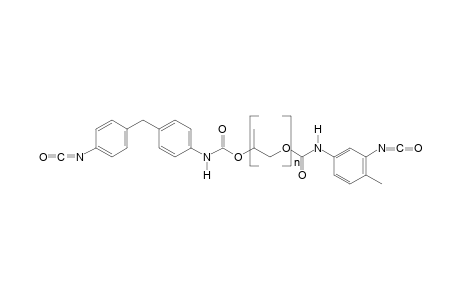 Terpolymer methylene diphenyl diIsocyanate(MDI)-polypropylene glycol(PPG)-toluene diisocyanate(TDI)