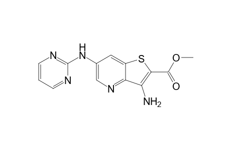 methyl 3-amino-6-(pyrimidin-2-ylamino)thieno[3,2-b]pyridine-2-carboxylate