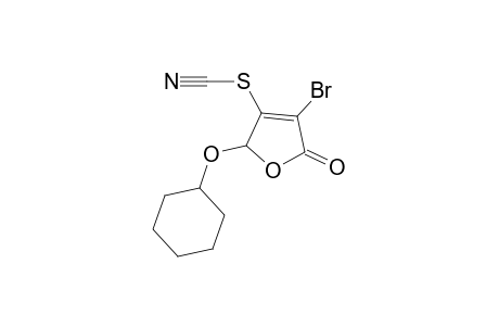 3-Bromo-5-cyclohexyloxy-4-thiocyanatofuran-2(5H)-one