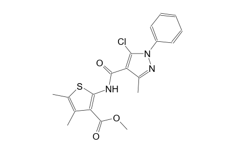 3-thiophenecarboxylic acid, 2-[[(5-chloro-3-methyl-1-phenyl-1H-pyrazol-4-yl)carbonyl]amino]-4,5-dimethyl-, methyl ester