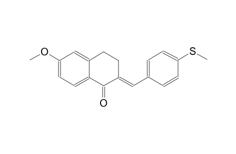 (2E)-6-methoxy-2-[4-(methylsulfanyl)benzylidene]-3,4-dihydro-1(2H)-naphthalenone