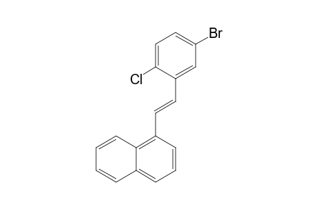 (E)-1-(5-Bromo-2-chlorophenyl)-2-(naphthyl)ethene