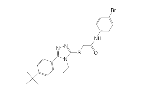 N-(4-bromophenyl)-2-{[5-(4-tert-butylphenyl)-4-ethyl-4H-1,2,4-triazol-3-yl]sulfanyl}acetamide