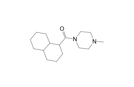 1-(Decahydro-1-naphthalenylcarbonyl)-4-methylpiperazine