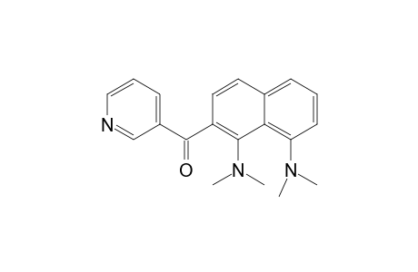 [1,8-Bis(dimethylamino)naphthalen-2-yl](pyridin-3-yl)methanone