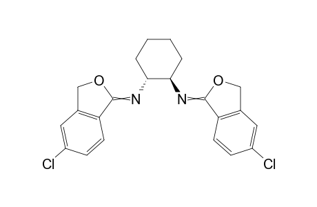 N,N'-bis-(5-chloro-3H-isobenzofuran-1-ylidene)-cyclohexane-(1R,2R)-diamine