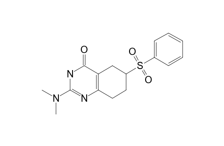 2-DIMETHYLAMINO-6-(PHENYLSULFONYL)-5,6,7,8-TETRAHYDRO-3H-QUINAZOLIN-4-ONE