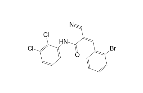 (2Z)-3-(2-bromophenyl)-2-cyano-N-(2,3-dichlorophenyl)-2-propenamide