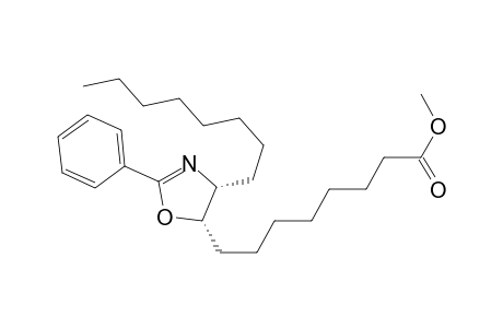 5-Oxazolectanoic acid, 4,5-dihydro-4-octyl-2-phenyl-, methyl ester, cis-