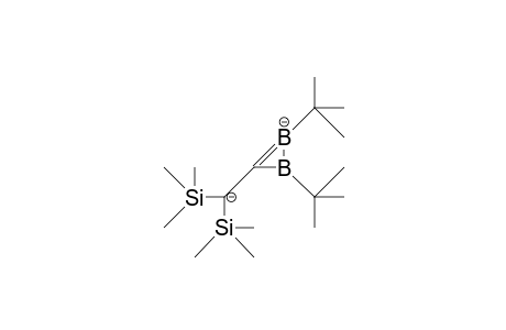 1,2-Di-tert-butyl-3-(bis[trimethylsilyl]methyl)-diborirane dianion