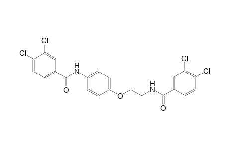 3,4-dichloro-N-(4-{2-[(3,4-dichlorobenzoyl)amino]ethoxy}phenyl)benzamide
