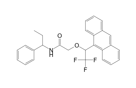 Acetamide, 2-[1-(9-anthracenyl)-2,2,2-trifluoroethoxy]-N-(1-phenylpropyl)-