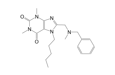 8-{[benzyl(methyl)amino]methyl}-1,3-dimethyl-7-pentyl-3,7-dihydro-1H-purine-2,6-dione