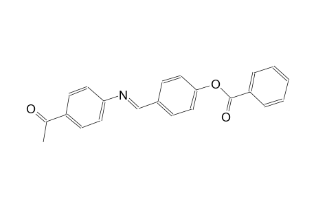 ethanone, 1-[4-[[(E)-[4-(benzoyloxy)phenyl]methylidene]amino]phenyl]-