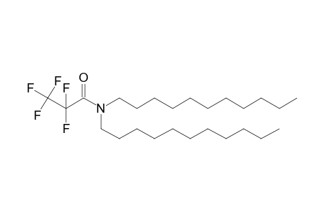 Pentafluoropropanamide, N,N-diundecyl-