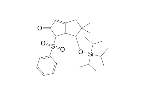 endo-7,7-Dimethyl-4-phenylsulfonyl-6-(triisopropylsilyloxy)bicyclo[3.3.0]oct-1-en-3-one