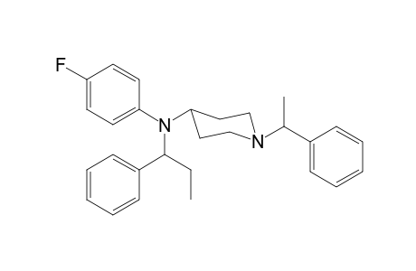 N-4-Fluorophenyl-N-(1-phenylpropan-1-yl)-1-(1-phenylethyl)piperidin-4-amine