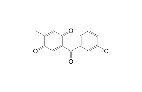 2-(3-Chlorobenzoyl)-5-methyl-1,4-benzoquinone