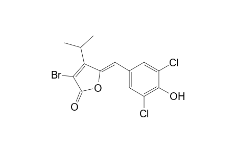 (Z)-3-Bromo-5-(3,5-dichloro-4-hydroxybenzylidene)-4-isopropylfuran-2(5H)-one