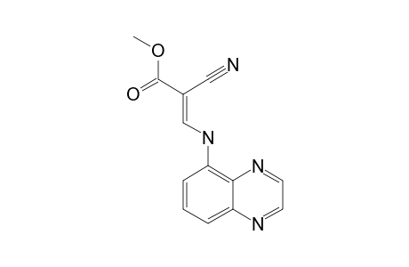 E-5-(2-METHOXYCARBONYL-2-NITRILETHYLENAMINO)-QUINOXALINE;Z-ISOMER